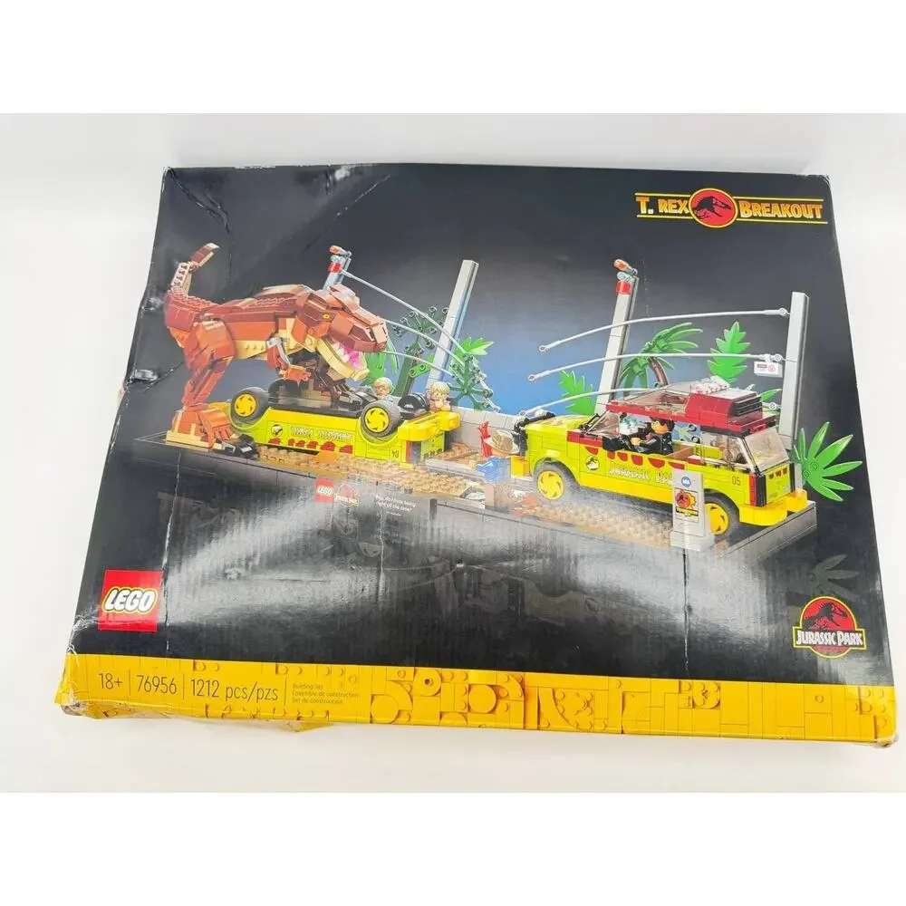 LEGO Jurassic Park T Rex Breakout 76956 1212PCS New Damaged Box 2LB